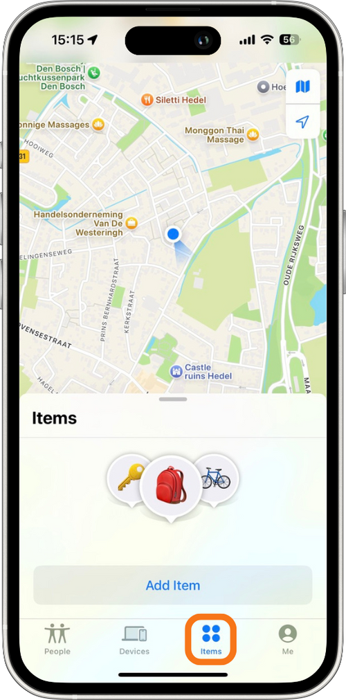 Go to Items