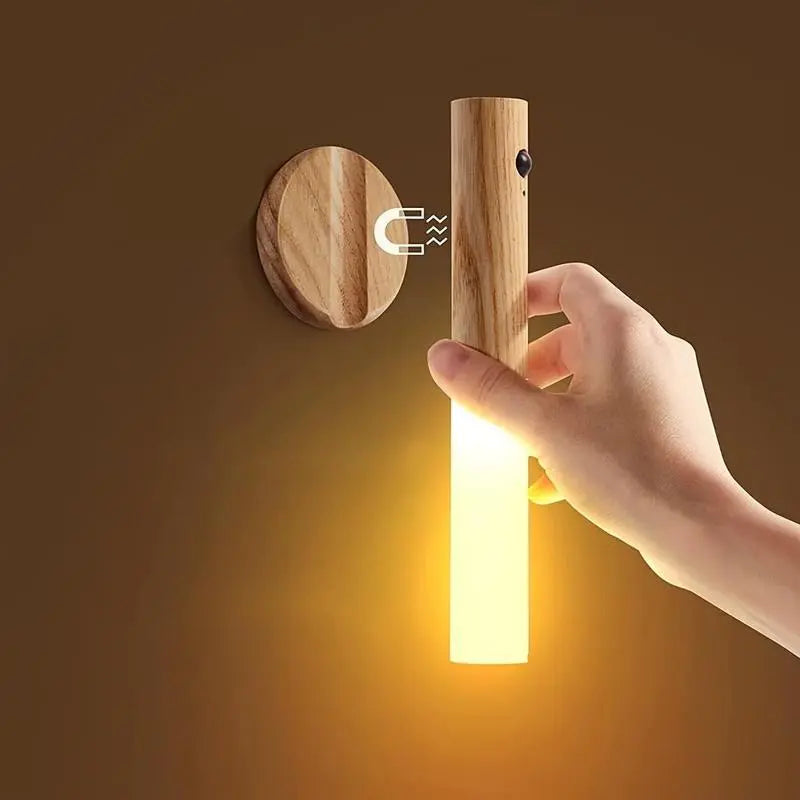 USB Rechargeable Smart Sensor Night Light, Portable Wireless Magnetic Night Light, LED Night Light for Corridor, Staircase, Cabinet, Motion Sensor, Lamp, LED Lights, Wall Light, Lighting, Home
