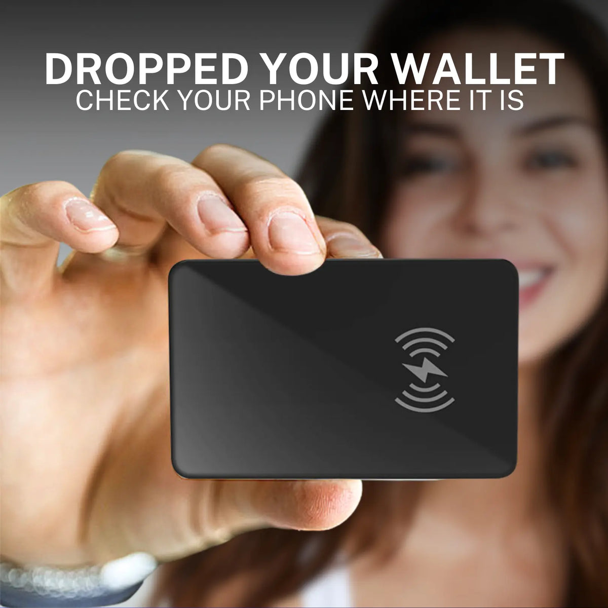 Multi Purpose Smart Tracking Card [Only for Apple Devices] - Personalized Card for Men and Women Tracker Using Find My Iphone Bluetooth Wireless